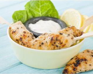 Пряные канапе из курицы