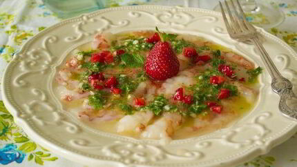 Карпаччо из креветок