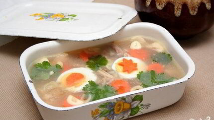 Холодец из домашней курицы