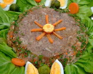 Холодец из говяжьих ног