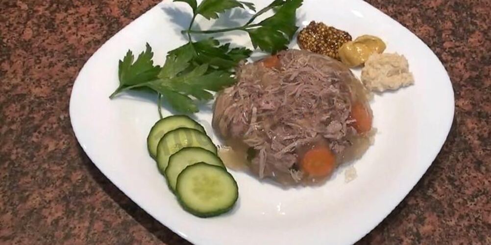 Рецепт холодца классического