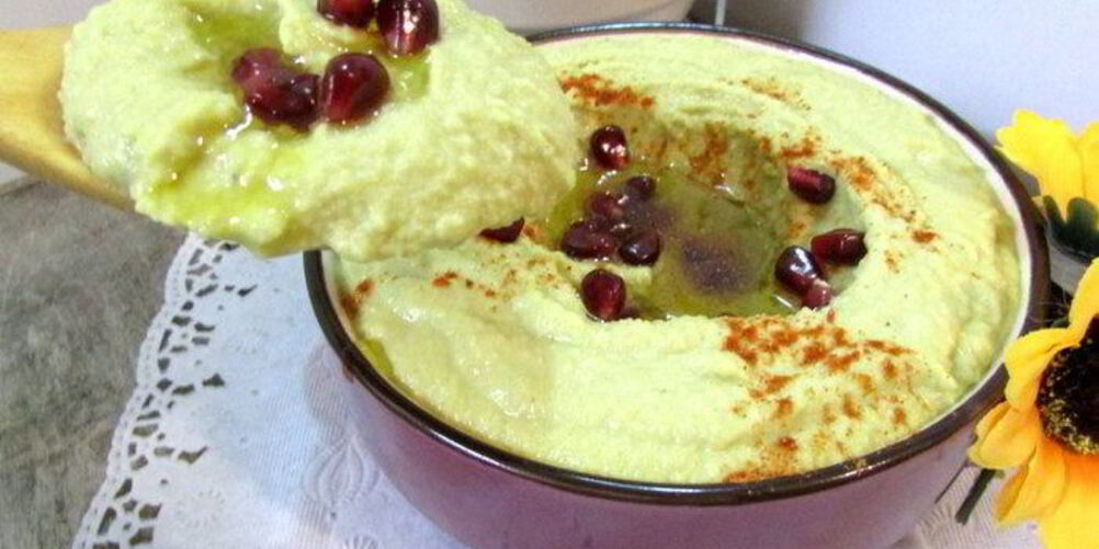 Рецепт хумуса биля тахины с авокадо