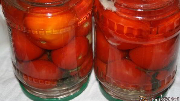 медовые маринованные помидоры с базиликом на зиму
