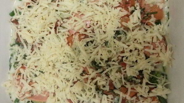 фриттата из замороженных овощей