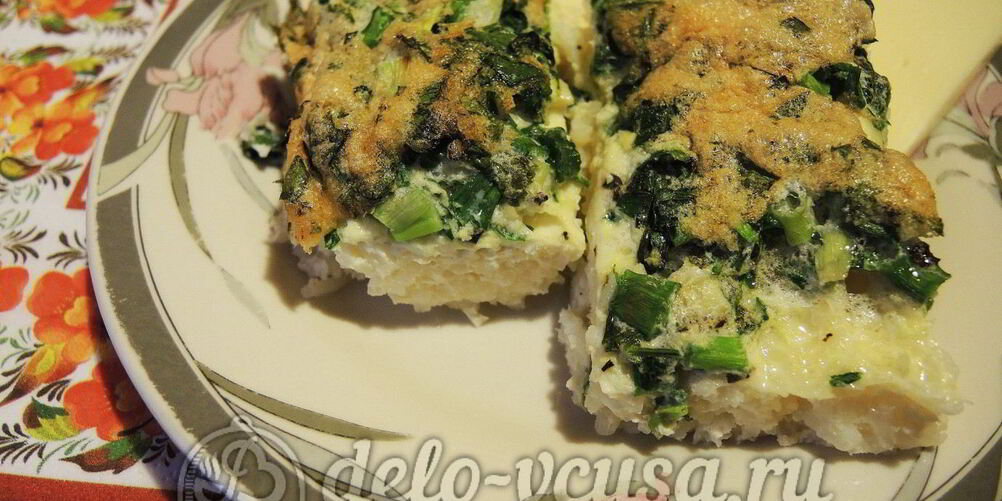 Рецепт кюкю — омлета с зеленью