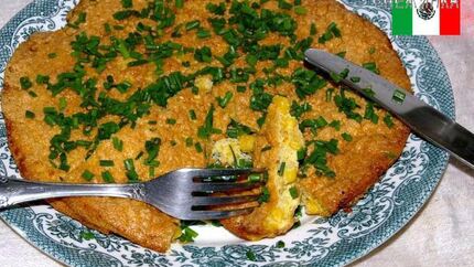 Мексиканский омлет с кукурузой