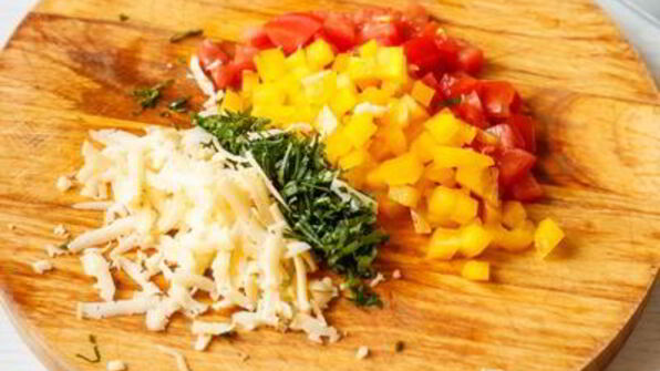 омлет на молоке с овощами