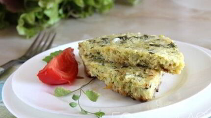 Омлет с кабачками