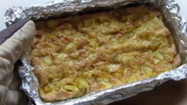 омлет с картошкой