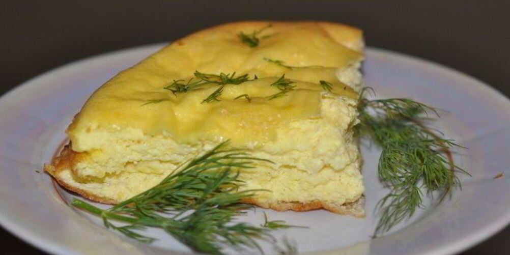 Рецепт омлета с мукой и молоком