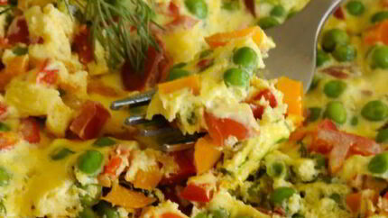 Омлет с овощами