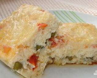 Омлет с сыром в мультиварке