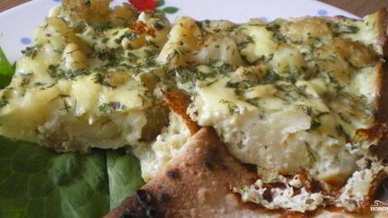 Омлет с цветной капустой в духовке