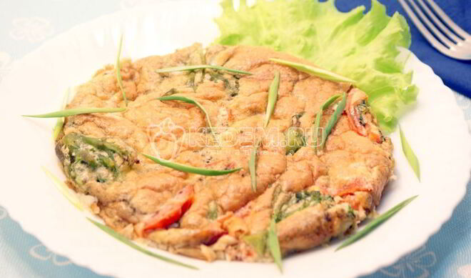 Омлет в духовке