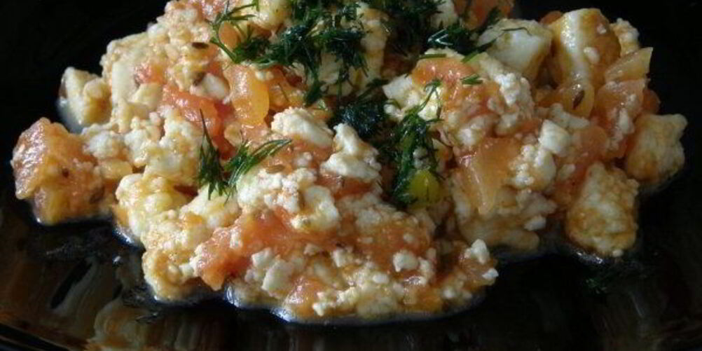 Рецепт вегетарианского омлета без яиц