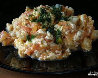 Вегетарианский омлет без яиц