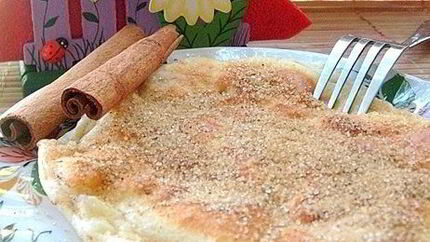 Яблочный омлет