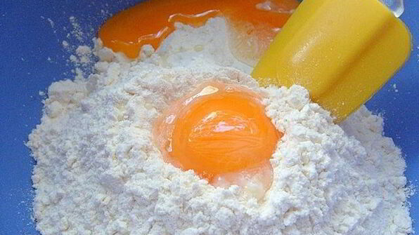 яблочный омлет