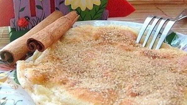 яблочный омлет