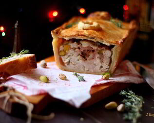 Мясной пирог Паштет в коре