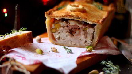 Мясной пирог Паштет в коре