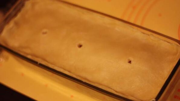 мясной пирог паштет в коре