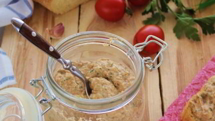 Паштет из белой фасоли