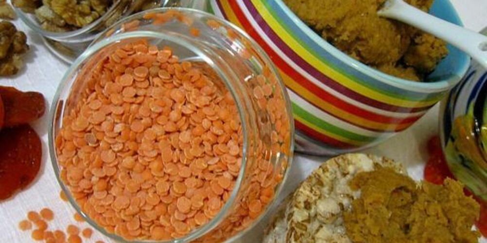 Рецепт паштета из чечевицы с курагой