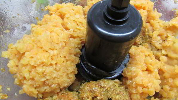 паштет из чечевицы с курагой