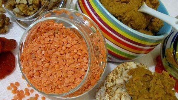 паштет из чечевицы с курагой