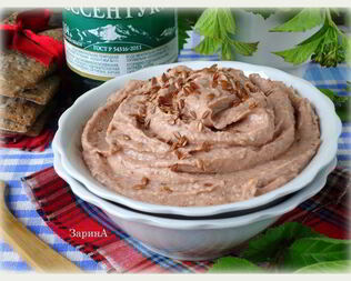 Паштет из домашней фасоли с кумином