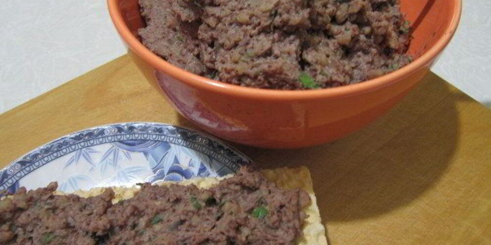 Рецепт паштета из фасоли с булгуром