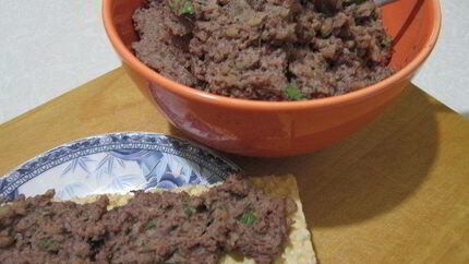Паштет из фасоли с булгуром