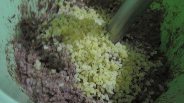 паштет из фасоли с булгуром