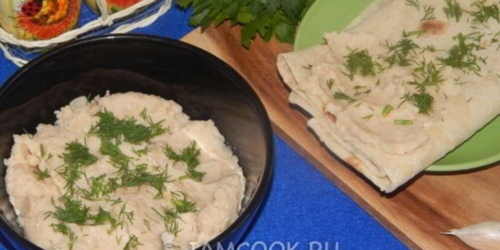 Рецепт паштета из фасоли с кунжутом