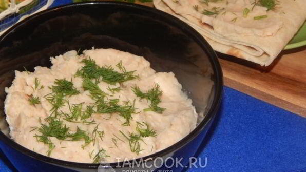 паштет из фасоли с кунжутом