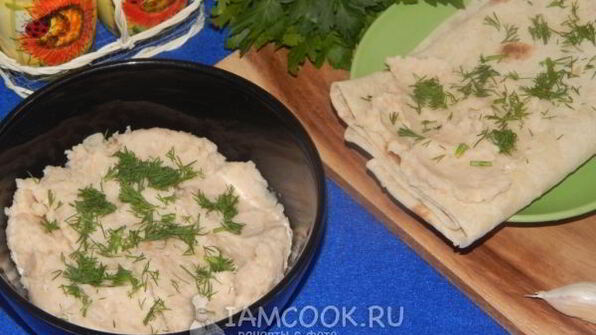 паштет из фасоли с кунжутом
