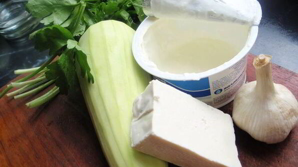 паштет из кабачков с брынзой