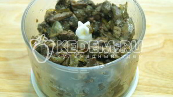паштет из куриной печени с грибами