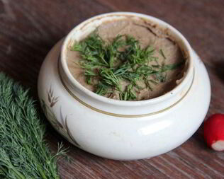 Паштет из печени кролика