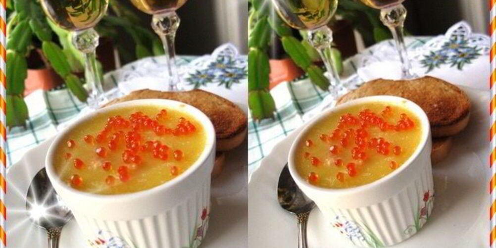 Рецепт паштета из семги с красной икрой и вином