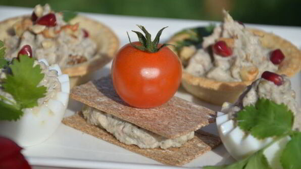 паштет из яиц и баклажанов