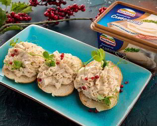 Паштет с плавленым сыром