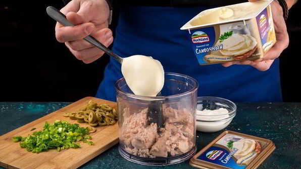 паштет с плавленым сыром