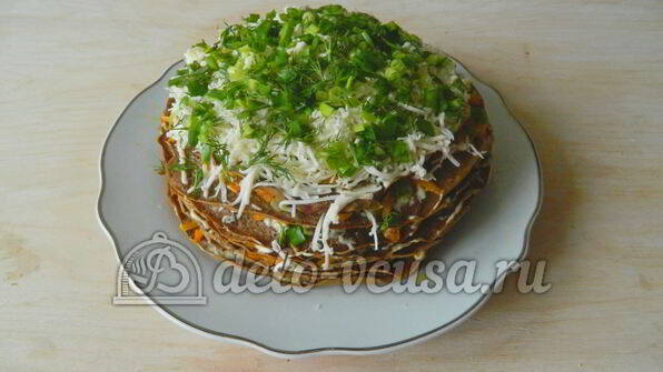 печеночный торт из свиной печени