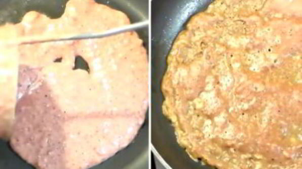 печеночный торт с грибами