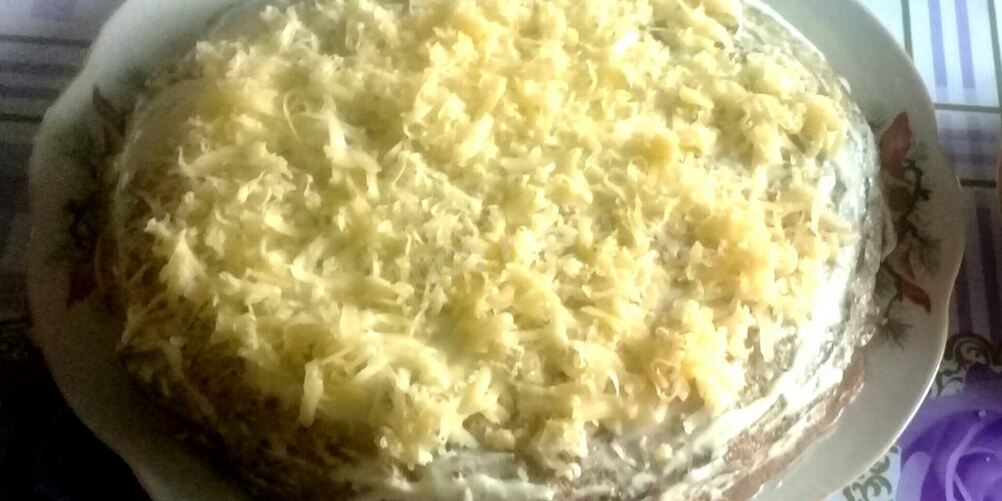 Рецепт печеночного тортика