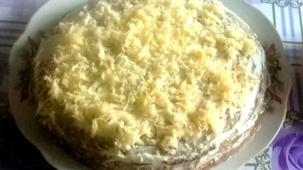 Печеночный тортик