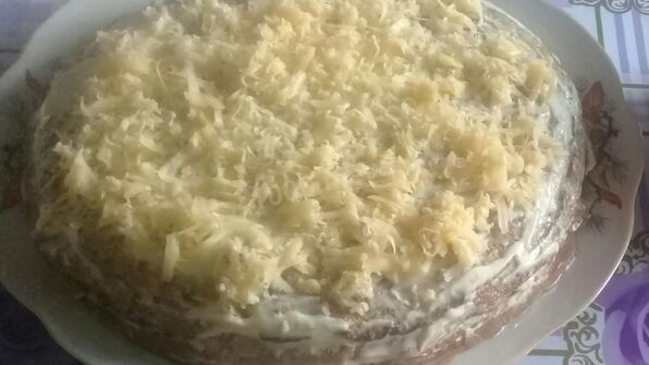 печеночный тортик