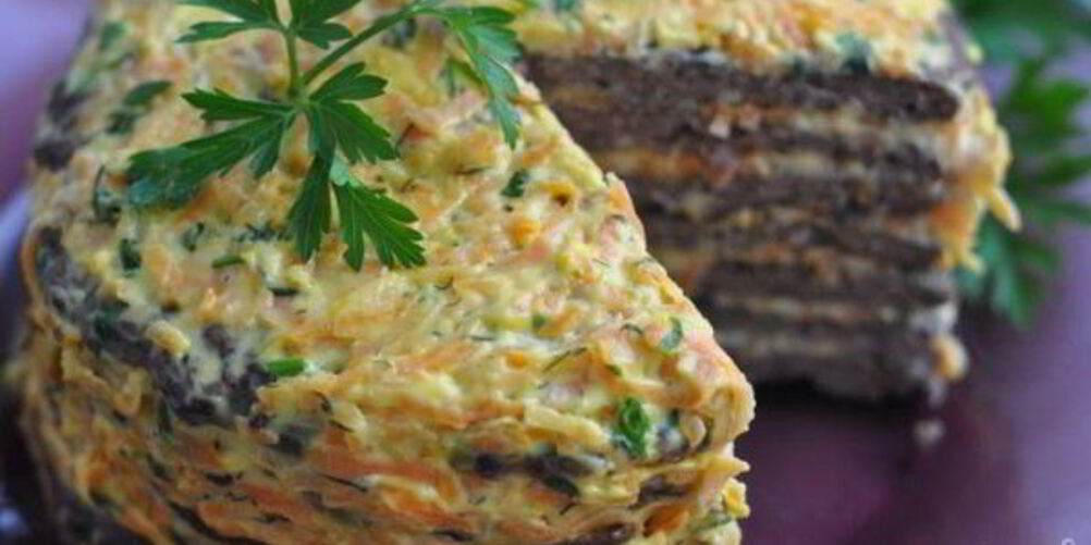 Рецепт торта из куриной печени